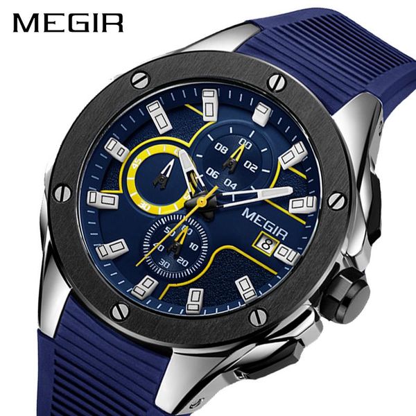 wristwatches megir fashion men watch casual business wristwatch date week quartz genuine leather strap male clock montre homme reloj hombre, Slivery;brown
wristwatches megir fashion men watch casual business wristwatch date week quartz genuine leather strap male clock montre homme reloj hombre, Slivery;brown
