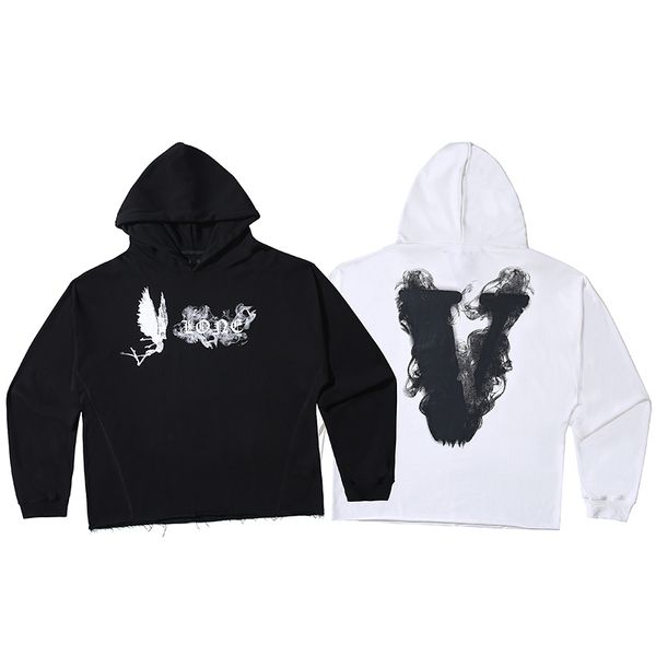 long 2021 brand v hoodie easy closing qianxi the same washington limited devil angel smoke big loose autumn, Black
long 2021 brand v hoodie easy closing qianxi the same washington limited devil angel smoke big loose autumn, Black