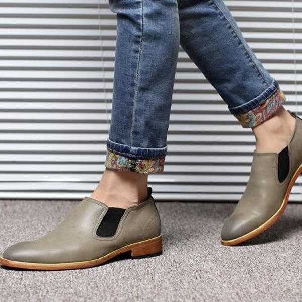 dress shoes plus size mens elevator men formal loafers leather wedding party for shoe, Black
dress shoes plus size mens elevator men formal loafers leather wedding party for shoe, Black