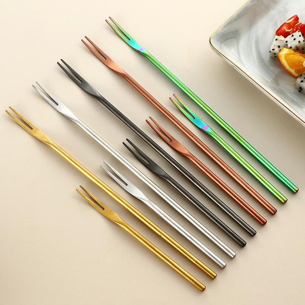 forks stainless steel gold fruit fork for dessert cake snack birthday party west tableware short/long handle kitchen accessories
forks stainless steel gold fruit fork for dessert cake snack birthday party west tableware short/long handle kitchen accessories