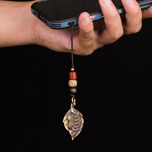 decorative objects & figurines leaf shape brass mobile phone pendant ancient style men and women hand-woven lanyard bag jewelry tide
decorative objects & figurines leaf shape brass mobile phone pendant ancient style men and women hand-woven lanyard bag jewelry tide