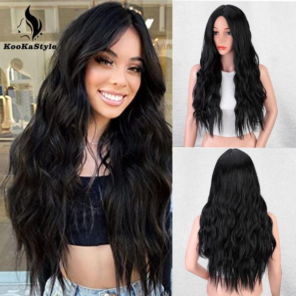 synthetic wigs kookastyle black long wavy for women ombre natural orange/blonde middle part heat resistant hair
synthetic wigs kookastyle black long wavy for women ombre natural orange/blonde middle part heat resistant hair