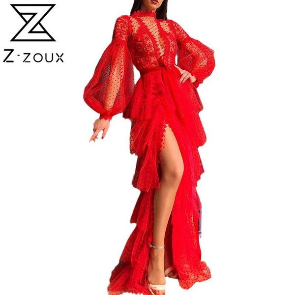z-zoux women dress temperament mesh party dresses hollow out lantern sleeve maxi dress high waist split plus size dresses, Black;gray
z-zoux women dress temperament mesh party dresses hollow out lantern sleeve maxi dress high waist split plus size dresses, Black;gray
