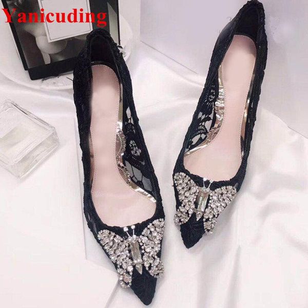 dress shoes animal butterfly pattern crystal decor flower lace pointed toe shallow wedding nightclub runway women star pumps brand, Black
dress shoes animal butterfly pattern crystal decor flower lace pointed toe shallow wedding nightclub runway women star pumps brand, Black