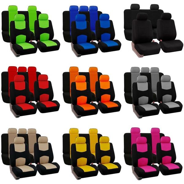 car seat covers 9pc full set for auto, truck, van, suv - polyester, airbag compatible, universal fit accessories car-styling
car seat covers 9pc full set for auto, truck, van, suv - polyester, airbag compatible, universal fit accessories car-styling