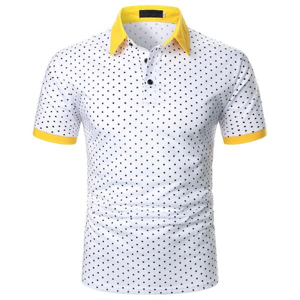men's polos feitong t-shirt polka dot print shirts spring and summer casual button short-sleeved shirt streetwear, White;black
men's polos feitong t-shirt polka dot print shirts spring and summer casual button short-sleeved shirt streetwear, White;black