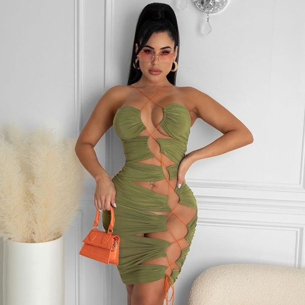 casual dresses summer women bandage lace up hollow out dress sleeveless beach outfits slim strap bodycon everning party clubwear, Black;gray
casual dresses summer women bandage lace up hollow out dress sleeveless beach outfits slim strap bodycon everning party clubwear, Black;gray