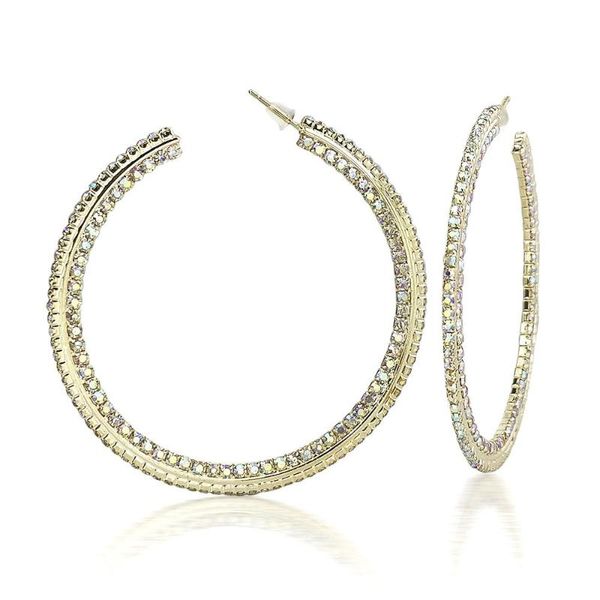hoop & huggie big rhinestones earrings crystal circle statement bride women luxury wedding jewelry 2021, Golden;silver
hoop & huggie big rhinestones earrings crystal circle statement bride women luxury wedding jewelry 2021, Golden;silver