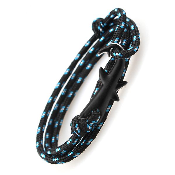 black color shark-viking bracelets multilayer rope bracelet for men women charm survival rope chain male wrap bracelet jewelry, Golden;silver
black color shark-viking bracelets multilayer rope bracelet for men women charm survival rope chain male wrap bracelet jewelry, Golden;silver