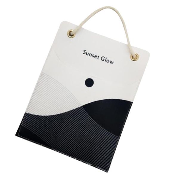 storage boxes & bins leather wall hanging bag fashion pouch sundries holder for home behind door (black and white lines)
storage boxes & bins leather wall hanging bag fashion pouch sundries holder for home behind door (black and white lines)