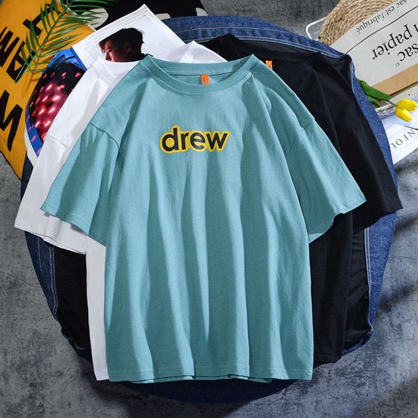 trendy men's casual student t-shirt summer new loose drop shoulder large cotton short sleeve korean version
trendy men's casual student t-shirt summer new loose drop shoulder large cotton short sleeve korean version