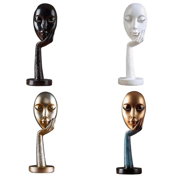 decorative objects & figurines modern human meditators abstract lady face character resin statues sculpture art crafts figurine home display
decorative objects & figurines modern human meditators abstract lady face character resin statues sculpture art crafts figurine home display