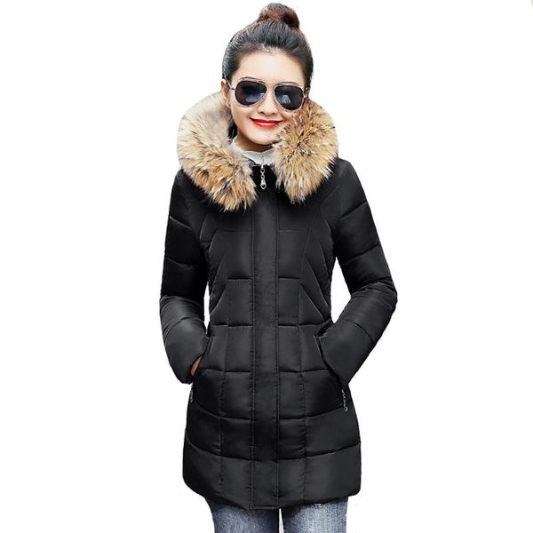 hooded with fur slim women winter jacket outwear 2021 outwear female coat long parka jaqueta feminina inverno lj0830, Black
hooded with fur slim women winter jacket outwear 2021 outwear female coat long parka jaqueta feminina inverno lj0830, Black