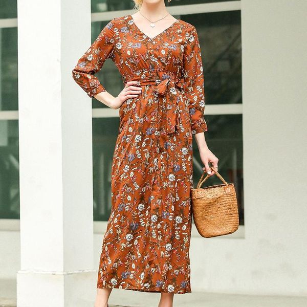 elegant floral print women dress v-neck three quarter sleeve female long dresses 2021 spring bohemian beach dress vestidos, Black;gray
elegant floral print women dress v-neck three quarter sleeve female long dresses 2021 spring bohemian beach dress vestidos, Black;gray