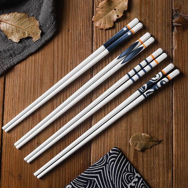 1 pair non-slip mildew-resistant high-temperature household ceramic chopsticks japanese creative kitchen tableware
1 pair non-slip mildew-resistant high-temperature household ceramic chopsticks japanese creative kitchen tableware