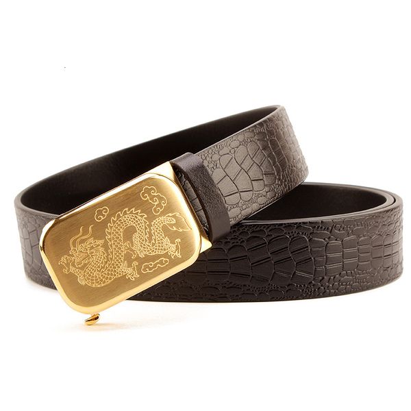2021 new genuine leather crocodile pattern belt pure copper automatic buckle strap dragon designer men ceinture wqz3, Black;brown
2021 new genuine leather crocodile pattern belt pure copper automatic buckle strap dragon designer men ceinture wqz3, Black;brown