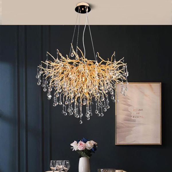 chandeliers led alluminum branch crystal chandelier lamp pendant lights gold decoration lighting lampada loby el restarant stairs
chandeliers led alluminum branch crystal chandelier lamp pendant lights gold decoration lighting lampada loby el restarant stairs
