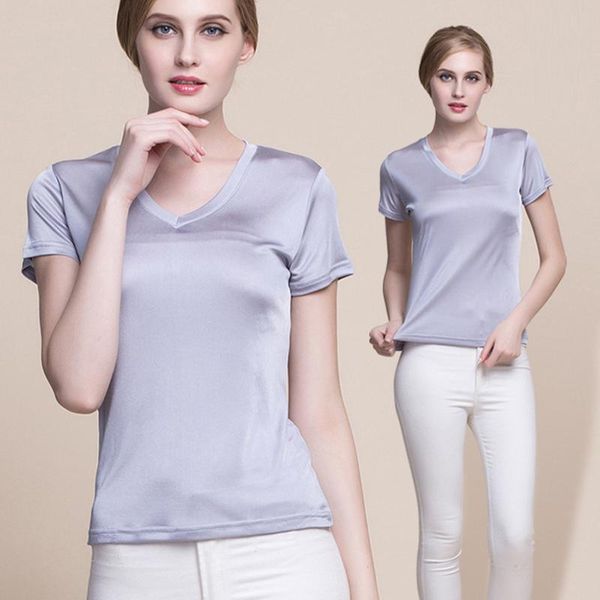 women's t-shirt summer 2021 ladies silk women tees fashion solid color breathable plus size -2xl, White
women's t-shirt summer 2021 ladies silk women tees fashion solid color breathable plus size -2xl, White