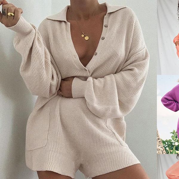 solid color playsuits single womens romper breasted design pockets decor turn down collar long sleeve casual loose jumpsuits, Black;white
solid color playsuits single womens romper breasted design pockets decor turn down collar long sleeve casual loose jumpsuits, Black;white