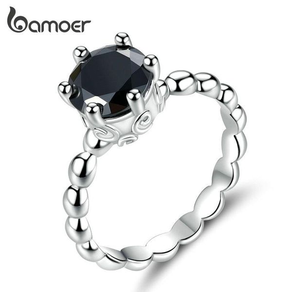 cluster rings bamoer trendy classic silver minimalist claw-set beaded black zircon ring wedding jewelry gift for her glitter fine jewel go72, Golden;silver
cluster rings bamoer trendy classic silver minimalist claw-set beaded black zircon ring wedding jewelry gift for her glitter fine jewel go72, Golden;silver