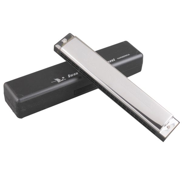 swan 24 hole polyphony c key children students play beginner harmonica
swan 24 hole polyphony c key children students play beginner harmonica