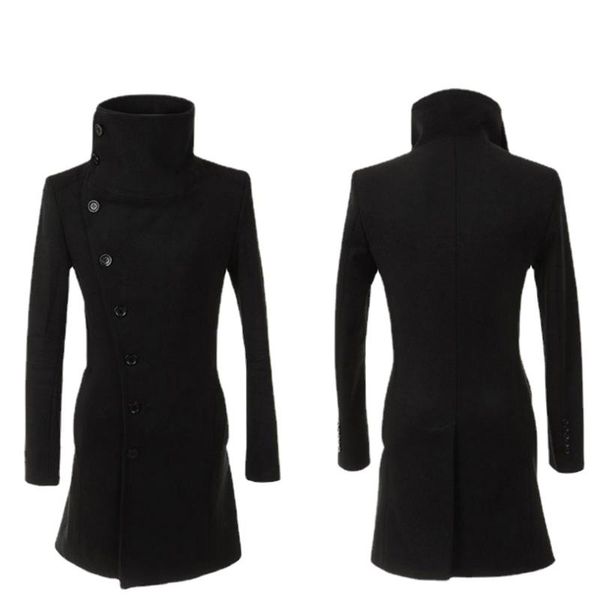 men's wool & blends ackland 2021wool coat male jackets autumn men woolen coats manteau homme middle long mens warm overcoat, Black
men's wool & blends ackland 2021wool coat male jackets autumn men woolen coats manteau homme middle long mens warm overcoat, Black
