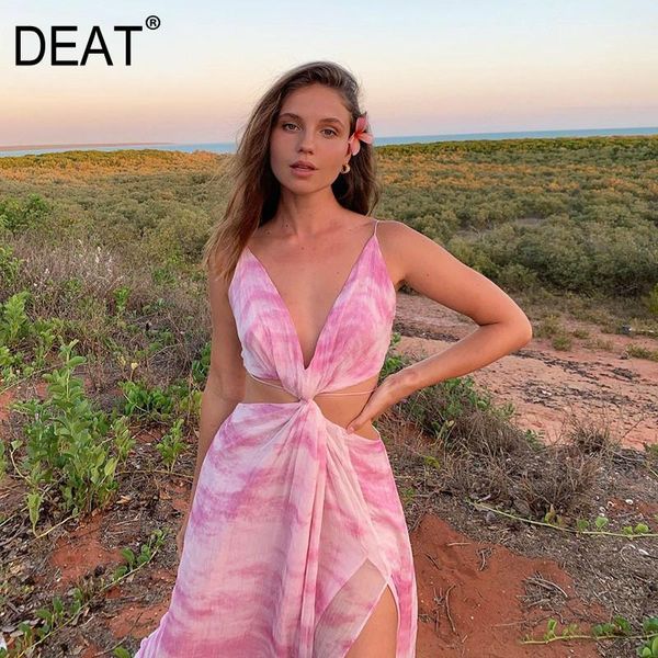 casual dresses deat 2021 spring summer strapless slip pink tie dye waist hollow out backless ruffle split woman club maxi dress ml460, Black;gray
casual dresses deat 2021 spring summer strapless slip pink tie dye waist hollow out backless ruffle split woman club maxi dress ml460, Black;gray