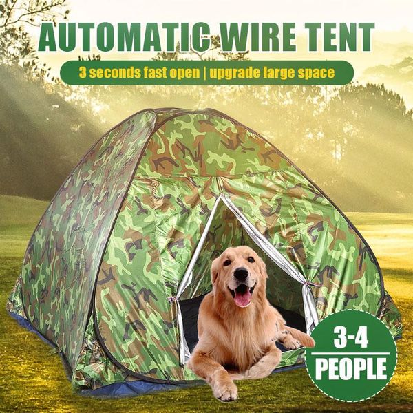 tents and shelters outdoor camping tent automatic awning military camouflage 180t polyester silk uv coating waterproof with 4 vents
tents and shelters outdoor camping tent automatic awning military camouflage 180t polyester silk uv coating waterproof with 4 vents