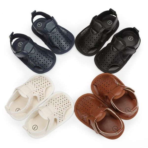 sandals summer born baby boys girls pu soft sole anti slip toddled crib shoes infant first walkers for 0-18m, Black;red
sandals summer born baby boys girls pu soft sole anti slip toddled crib shoes infant first walkers for 0-18m, Black;red
