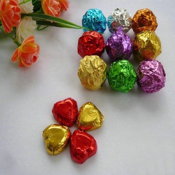 gift wrap 100pcs multi-color aluminum foil candy paper chocolate sweets package wrappers
gift wrap 100pcs multi-color aluminum foil candy paper chocolate sweets package wrappers