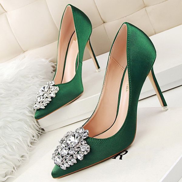 women pumps crystal high heels shoes spring women shoes fashion pointed toe high heels wedding shoes rtg67dress, Black
women pumps crystal high heels shoes spring women shoes fashion pointed toe high heels wedding shoes rtg67dress, Black
