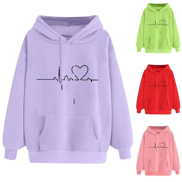 women's hoodies & sweatshirts harajuku oversized women ladies heartbeat printed sweatshirt hoody pullovers girls long sleeve autumn win, Black
women's hoodies & sweatshirts harajuku oversized women ladies heartbeat printed sweatshirt hoody pullovers girls long sleeve autumn win, Black