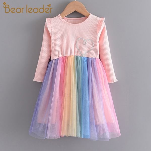 bear leader girls colorful rainbow sweet dresses 2021 new autumn girl heart pattern dress kids baby party costumes children suit 210317, Red;yellow
bear leader girls colorful rainbow sweet dresses 2021 new autumn girl heart pattern dress kids baby party costumes children suit 210317, Red;yellow