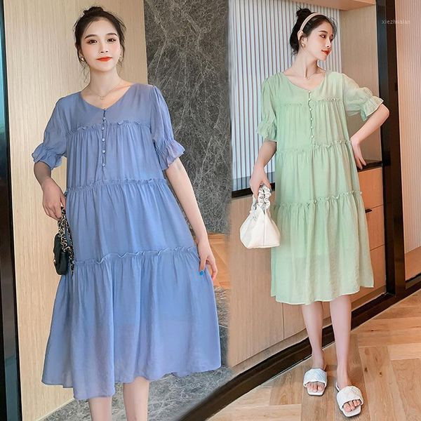 maternity dresses 1953# clothes summer chiffon short sleeve easy matching loose stylish dress for pregnant women pregnancy clothes1, White
maternity dresses 1953# clothes summer chiffon short sleeve easy matching loose stylish dress for pregnant women pregnancy clothes1, White