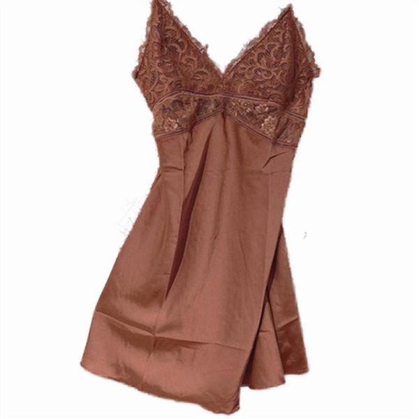 women's sleepwear women lace silk satin night dress sleeveless nightgown strap sling lingerie nightwear, Black;red
women's sleepwear women lace silk satin night dress sleeveless nightgown strap sling lingerie nightwear, Black;red