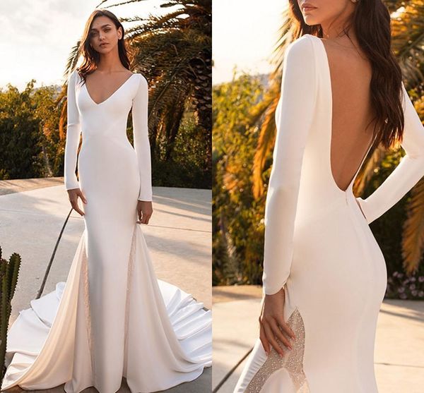 new vintage long sleeves mermaid es 2021 v neck backless side illusion beading wedding gowns vestido de noiva 5mye, White
new vintage long sleeves mermaid es 2021 v neck backless side illusion beading wedding gowns vestido de noiva 5mye, White