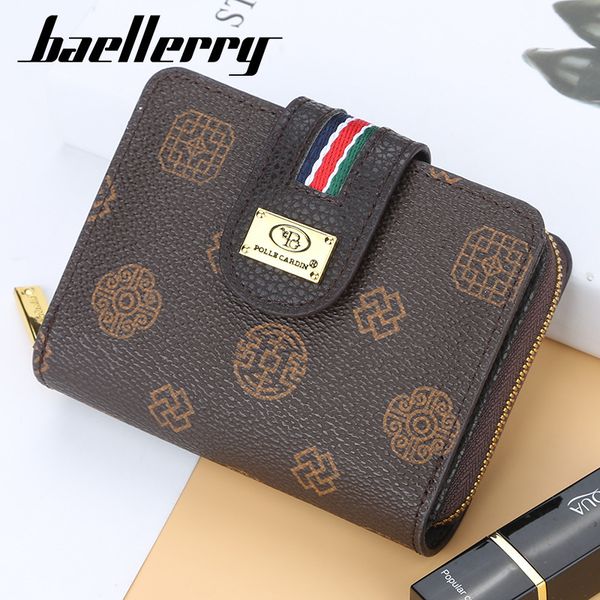baellerry women's short korean pattern multifunctional zero wallet multi position zipper buckle card bag, Red;black
baellerry women's short korean pattern multifunctional zero wallet multi position zipper buckle card bag, Red;black