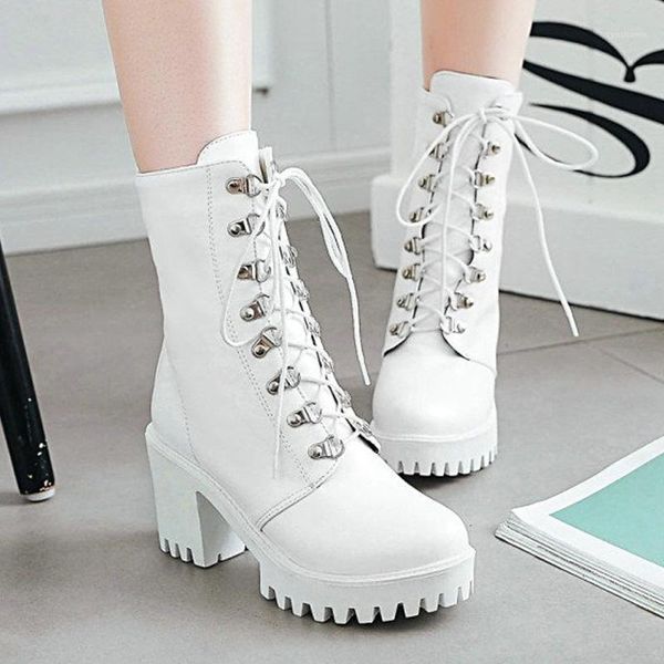 aiweiyi women's shoes basic pumps boots high heels ankle square black white lace-up platform
aiweiyi women's shoes basic pumps boots high heels ankle square black white lace-up platform