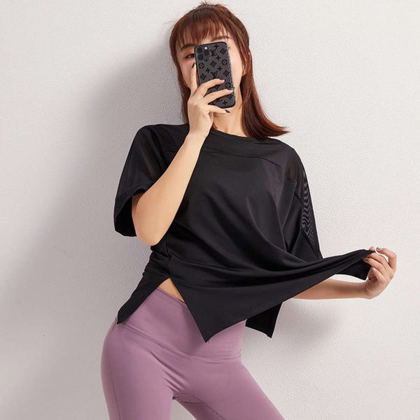 promotion loose 2020 casual new sports sleeve t-shirt women's short shoulder mesh fitness running fast dry yoga suit, Gray
promotion loose 2020 casual new sports sleeve t-shirt women's short shoulder mesh fitness running fast dry yoga suit, Gray