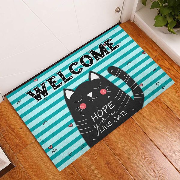 cloocl cute cartoon carpets floor mats 3d graphic striped welcome hope you like cats doormat funny fashion animals kitchen mat
cloocl cute cartoon carpets floor mats 3d graphic striped welcome hope you like cats doormat funny fashion animals kitchen mat
