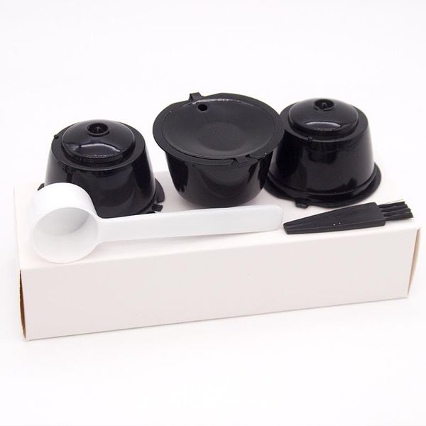 coffee filters 3pcs pods kit reusable filter cup with brush and measuring refillable for caffitaly
coffee filters 3pcs pods kit reusable filter cup with brush and measuring refillable for caffitaly