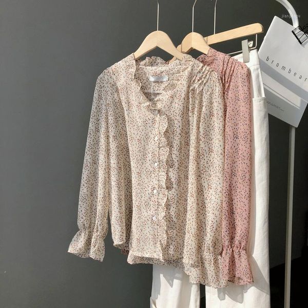 minimalist loose ruffle floral chiffon shirts women spring v-neck bufferfly sleeve blouse cardigan print casual women's blouses &, White
minimalist loose ruffle floral chiffon shirts women spring v-neck bufferfly sleeve blouse cardigan print casual women's blouses &, White