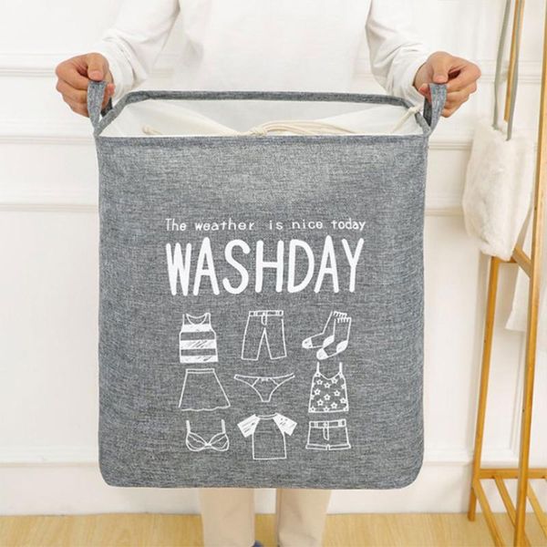 1pc foldable laundry bag dirty clothes storage container large household basket bucket (dark grey) & organization
1pc foldable laundry bag dirty clothes storage container large household basket bucket (dark grey) & organization