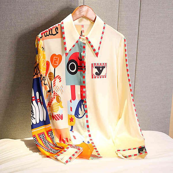 women's jackets elegant print chiffon blouse women korean long sleeve shirt modis 2021 autumn arrival ul7o, Black;brown
women's jackets elegant print chiffon blouse women korean long sleeve shirt modis 2021 autumn arrival ul7o, Black;brown