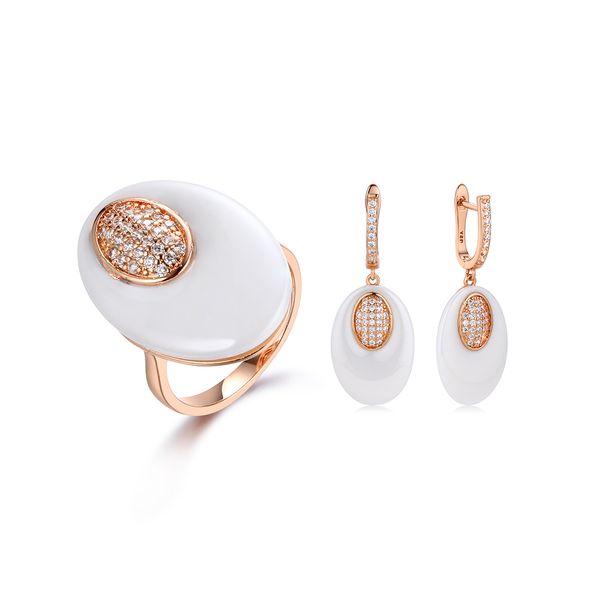 2021 fashion woman trend jewelry rhinestone earrings ceramic rings set for women, Silver
2021 fashion woman trend jewelry rhinestone earrings ceramic rings set for women, Silver