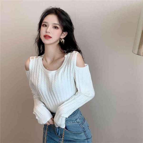 women's sweaters real s autumn korean fashion versatile long sleeve round neck off shoulder comfortable thin sweater women's z322, White;black
women's sweaters real s autumn korean fashion versatile long sleeve round neck off shoulder comfortable thin sweater women's z322, White;black