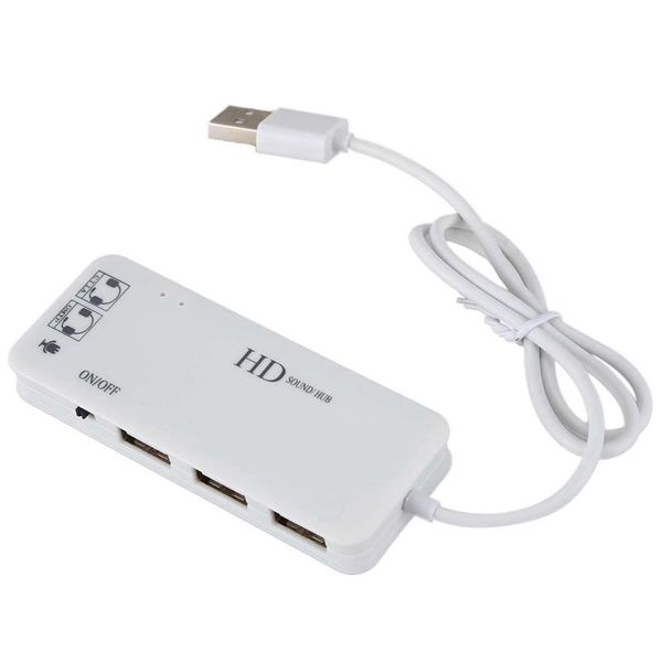 sound cards 3 port usb 2.0 hub external 7.1ch card headset microphone adapter for pc white
sound cards 3 port usb 2.0 hub external 7.1ch card headset microphone adapter for pc white