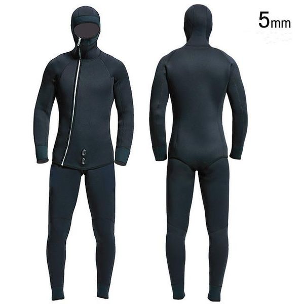 men 5mm two piece scuba diving suit swimwear neoprene underwater hunting surfing front zipper spearfishing wetsuit with hooded
men 5mm two piece scuba diving suit swimwear neoprene underwater hunting surfing front zipper spearfishing wetsuit with hooded