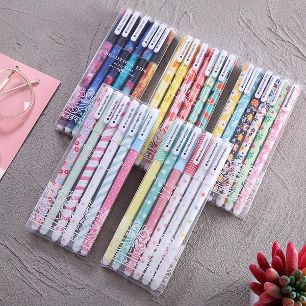 6pcs gel pen set cartoon cute 0.5mm black gel ink pen plastic office stationery supply girls gift
6pcs gel pen set cartoon cute 0.5mm black gel ink pen plastic office stationery supply girls gift