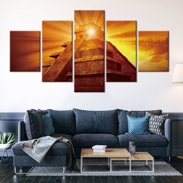 modular pictures home decoration painting wall art canvas mayan mystery pyramid poster decor 5 piece hd printed p(no frame)
modular pictures home decoration painting wall art canvas mayan mystery pyramid poster decor 5 piece hd printed p(no frame)